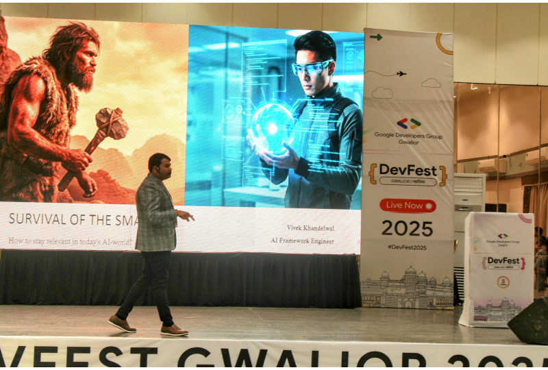 Survival of the Smartest: My DevFest Gwalior 2025 Talk